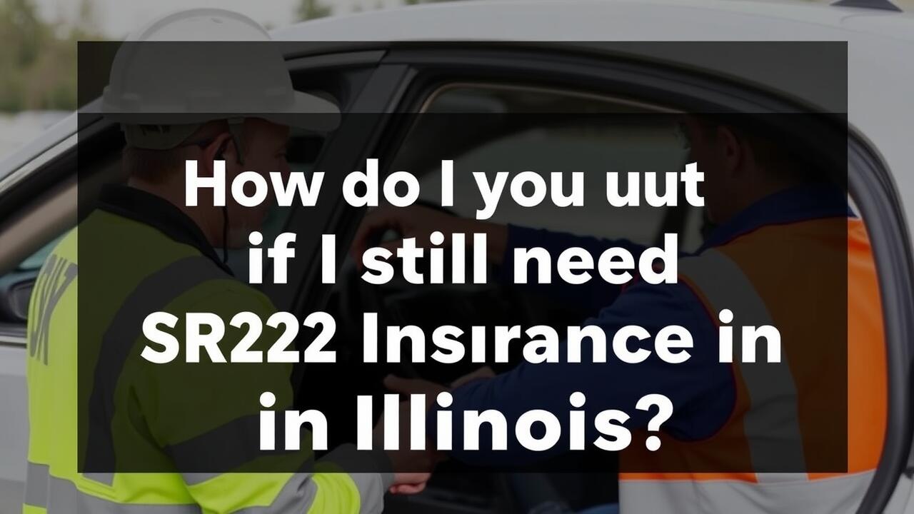 How do I find out if I still need SR22 Insurance in Illinois?